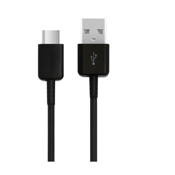 SiGN USB-C kabel till Samsung Galaxy S8 / S8 Plus, 3A, 1.2m - Sv