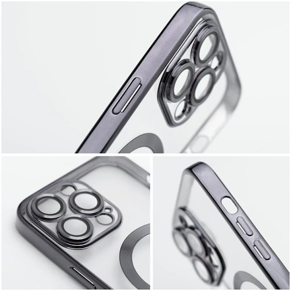Telefontaske til Galaxy S25 Edge Magsafe Electro Mag - Sort