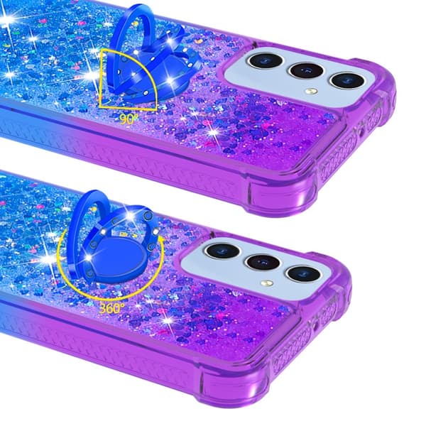 Mobilskal till Galaxy A17/A26 Kickstand Gradiant Quicksand Lila