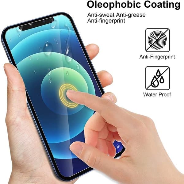 [1-PAKKAUS] Karkaistu lasi näytönsuoja iPhone 12 Pro Max - kirkas Transparent