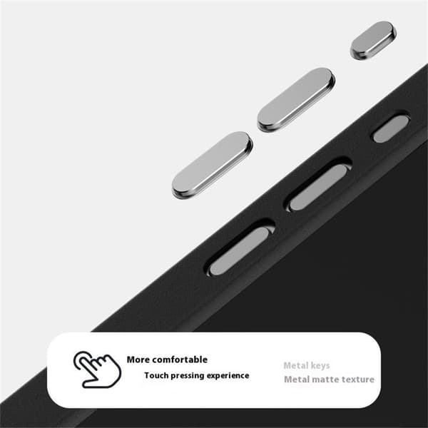 ABEEL Mobilskal till iPhone 16 Plus PC TPU Aluminium PU Läder - Textur 1