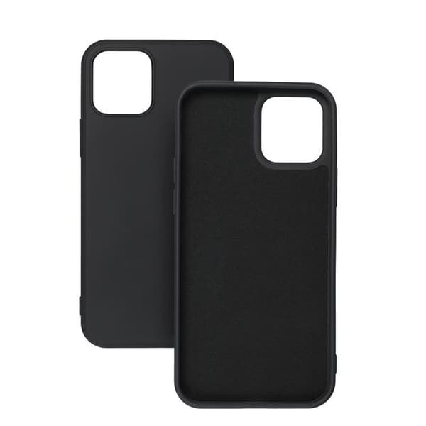 Mobilskal till iPhone 16 Plus Silikon - Svart Black