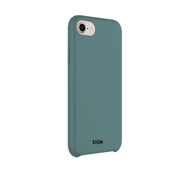 SiGN iPhone 7/8/SE (2020/2022) Skal Liquid Silicone - Mynta Grön