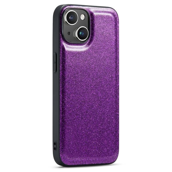 DG.MING Mobilskal till iPhone 15 Plus Glitter Ytbehandling Lila
