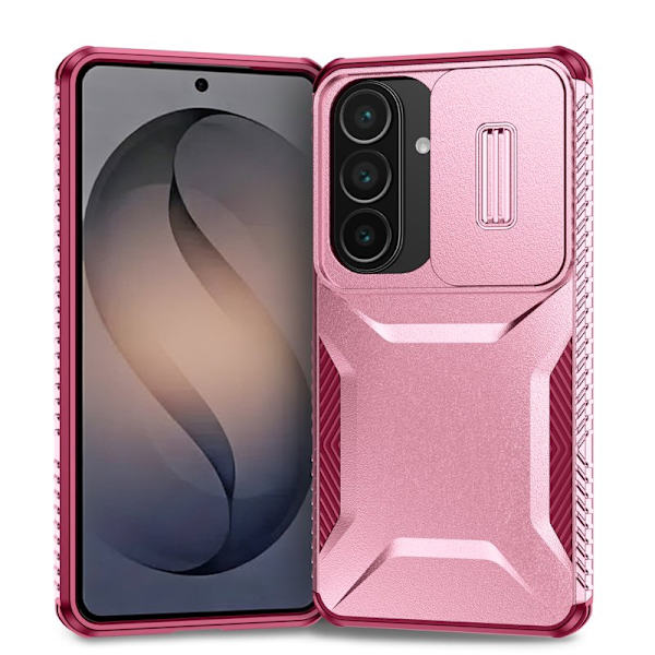Mobilskal för Samsung Galaxy S26 Camshield TPU + PC - Rosa