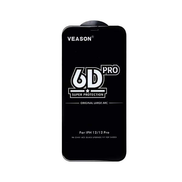 iPhone 7/8 Plus Karkaistu lasi Näytönsuoja 6D Full Glue Transparent