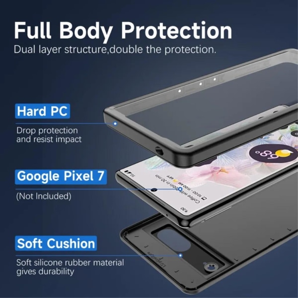 RedPepper Google Pixel 7 telefoncover - sort