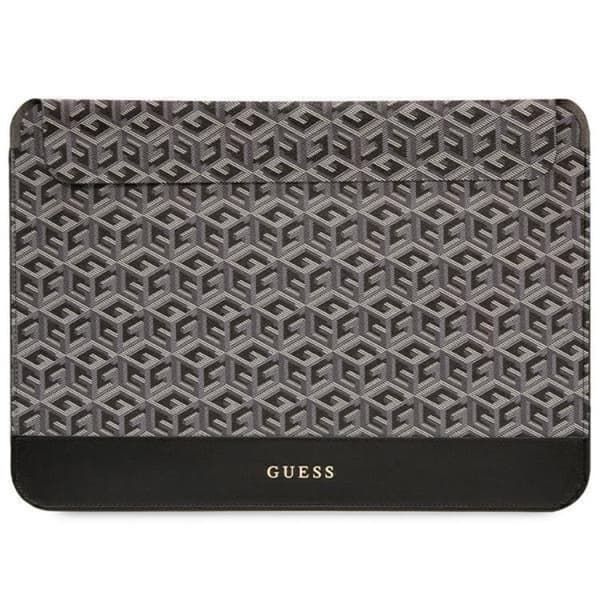 Guess Datorfodral 16'' GCube Stripes - Svart Brun