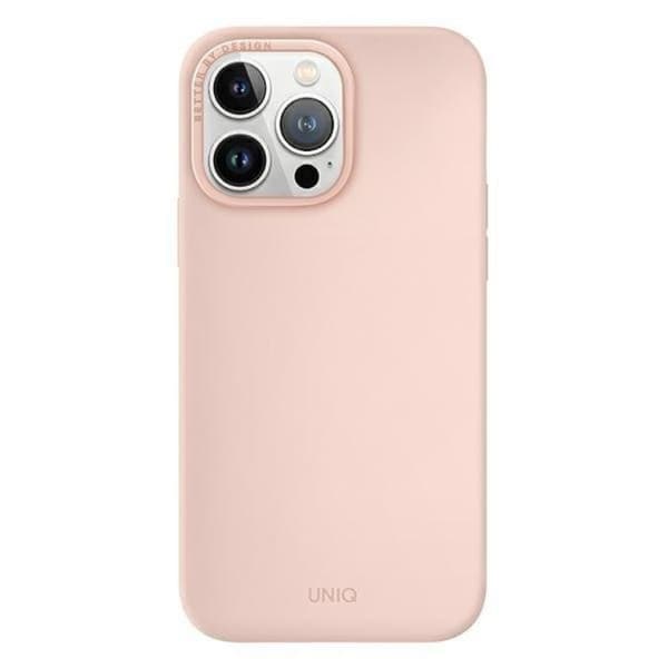 Uniq iPhone 14 Pro Max Mobiltelefon Lino - Lyserød Rosa