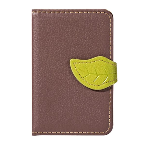 Leaf Card -pidike älypuhelimille - ruskea Brown
