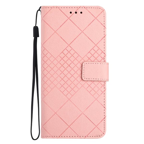 OnePlus Nord 5 Plånboksfodral Litchi Imprint - Rosa Rosa