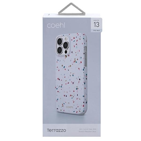 UNIQ Coehl Terrazzo Skal iPhone 13 Pro Max - Vit Vit