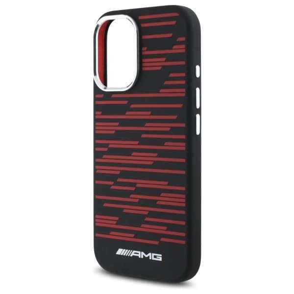 Mercedes Mobilskal till iPhone 16 MagSafe AMG Silikon Graphics Black