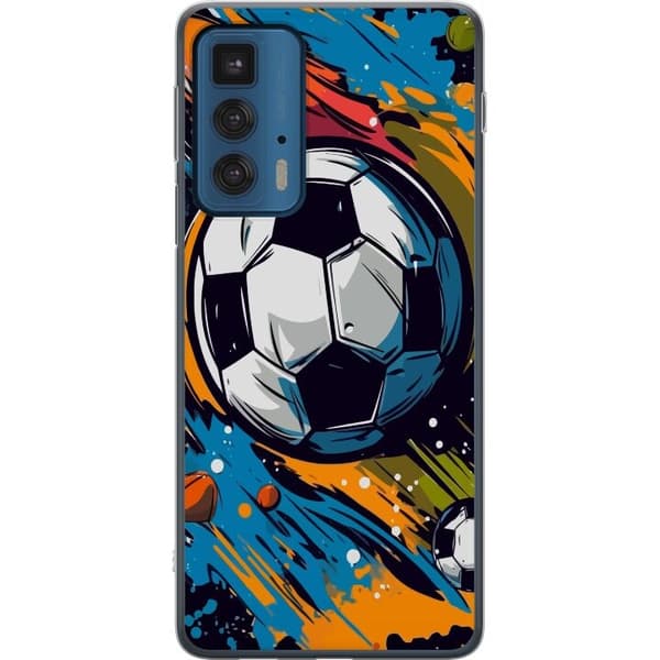 Mobilskal till Motorola Edge 20 Pro med Fotbollar