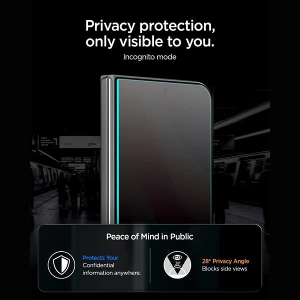 Spigen Härdat Glas Skärmskydd För iPhone Duo Privacy