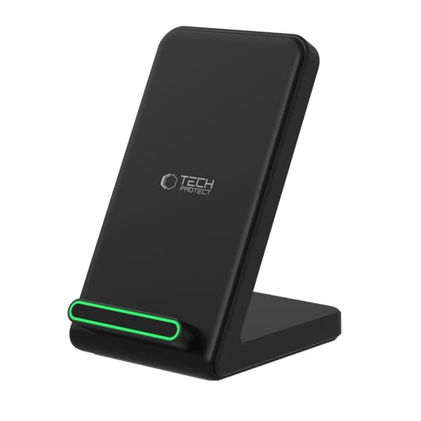 Tech-Protect Trådløs Oplader QI 15W-A40 - Sort Svart