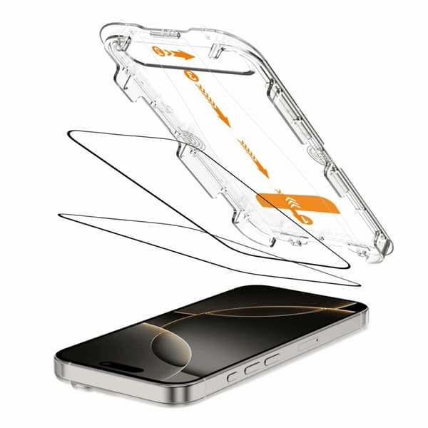 [2-Pack] Tech-Protect iPhone 16 Pro Skærmbeskytter i hærdet glas Hurtig