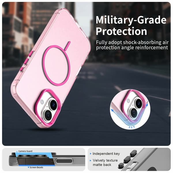 Mobilskal till iPhone 17 MagSafe Candy Color - Röd Röd
