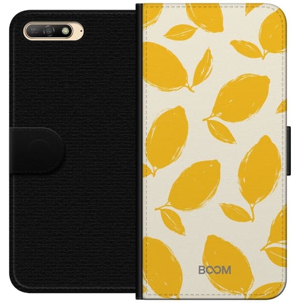 Plånboksfodral till Huawei Y6 (2018) med Lemon Breeze