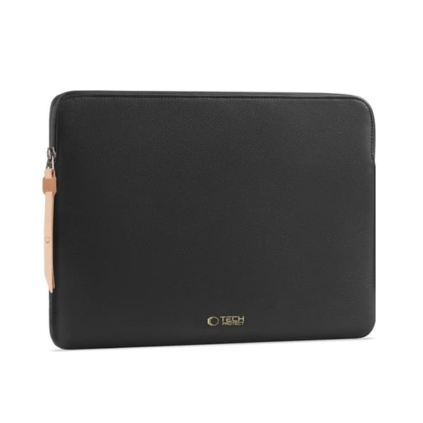 Tech-Protect Laptop Taske (13-14") Fleece - Sort Svart