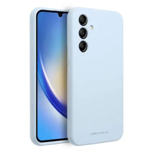 Roar Samsung Galaxy A34 5G Mobilskal Roar Cloud Skin - Lyseblå Blå