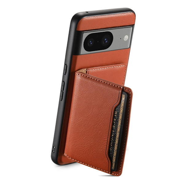 DENIOR Google Pixel 8 Plånboksfodral Konstläder Brun