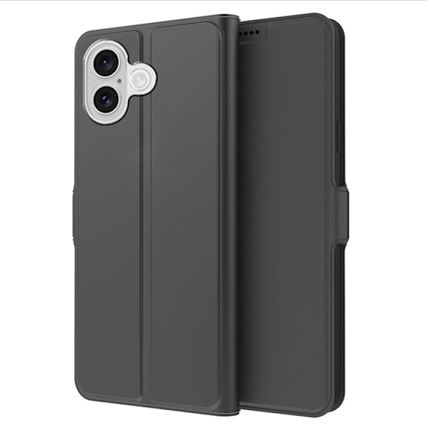 iPhone 17 Plånboksfodral Shockproof Svart