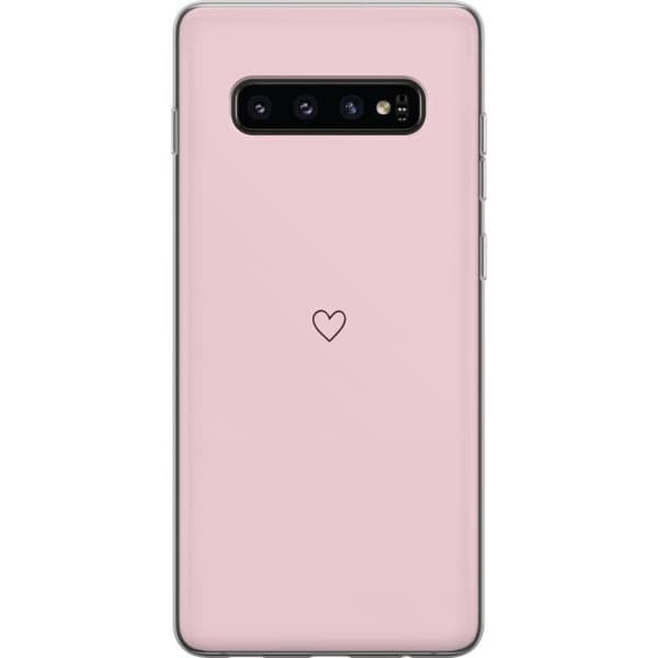 Mobilskal till Samsung Galaxy S10 med Litet Hjärta