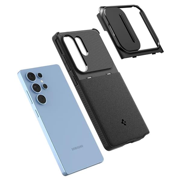 Spigen telefontaske til Galaxy S25 Ultra Optic Armor - Sort Svart
