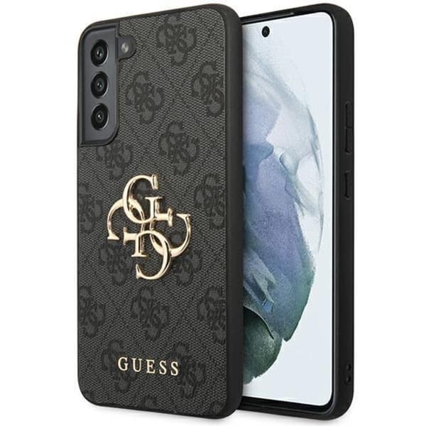 Guess Galaxy S23 Skal Big Metall Logo - Grå Grå