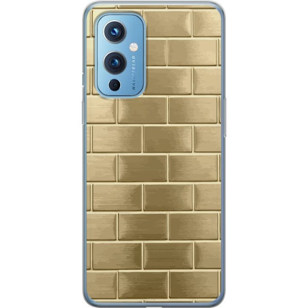 Mobilcover til OnePlus 9 med Gyldne Mursten