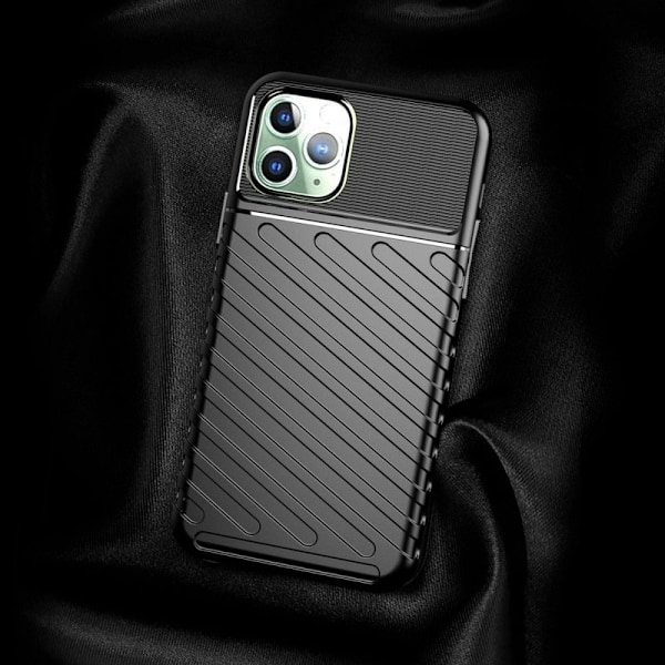 Forcell iPhone 14 Pro Skal Thunder Mjukplast Svart Svart