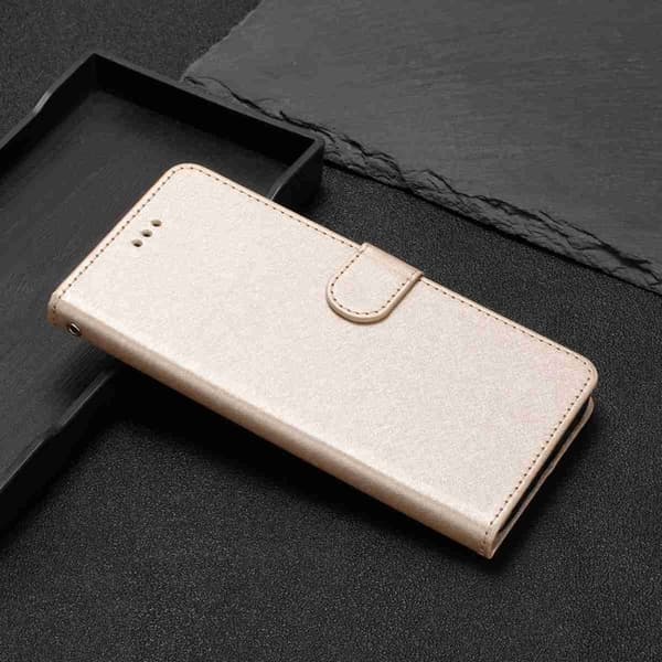Oppo Find X9 Pro 5G Kortfack Plånboksfodral Konstläder Magnetlås - Guld