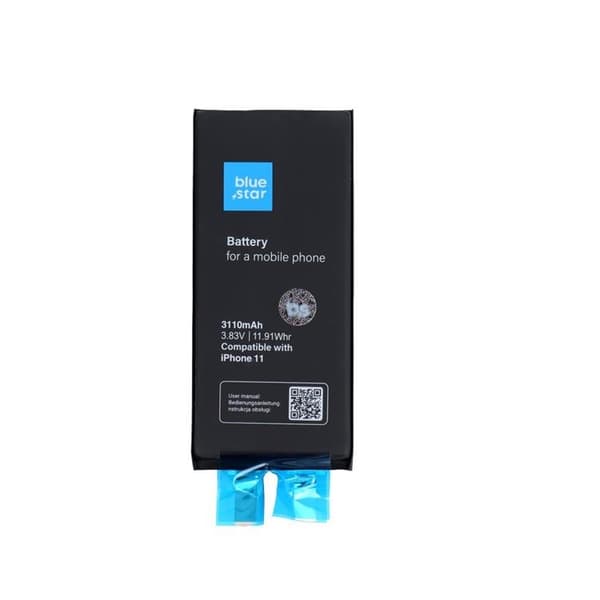 Blue Star iPhone 11 Batteri HQ 3110 mAh Uden BMS