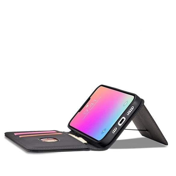 Galaxy S23 Lompakkokotelo Magnetti Flip - Musta Black