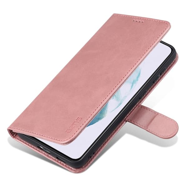 AZNS Samsung Galaxy S23+ Plånboksfodral Anti-scratch Konstläder - Roséguld