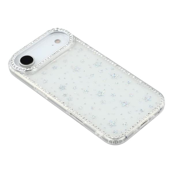 Mobilskal till iPhone Air Rhinestone Edge - Starry Transparent Transparent