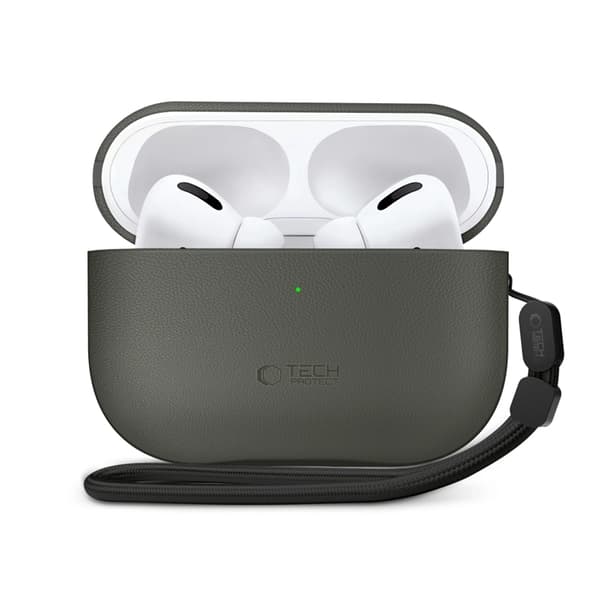 Tech-Protect Apple Airpods Pro 3 Etui Natural Fit - Olivengrøn Grön