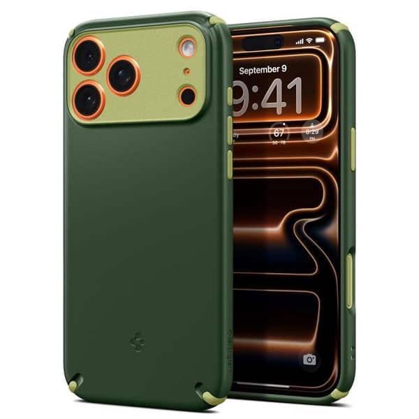 Spigen Mobilskal till iPhone 17 Pro Max Magsafe Nano Pop Hybrid- Grön Grön