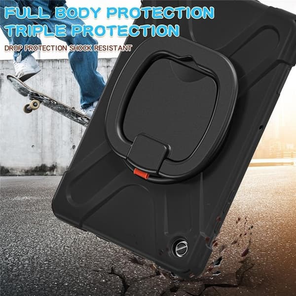 Mobilskal till Galaxy Tab A9 Plus Kickstand Handle Grip - Svart Svart