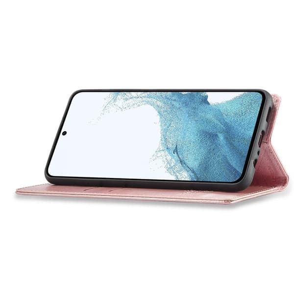LC.IMEEKE Plånboksfodral för Samsung Galaxy S23 FE - Konstläder- Roséguld