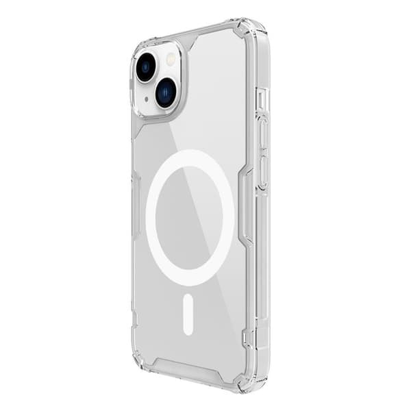 Nillkin Magsafe iPhone 14 Plus -kuori Nature Pro - läpinäkyvä Transparent