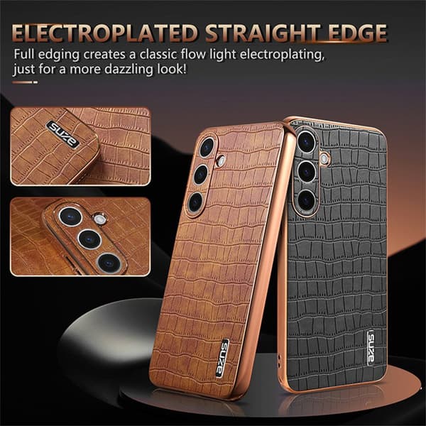 AZNS Mobilskal för Samsung Galaxy S26 Plus PU + TPU - Grön