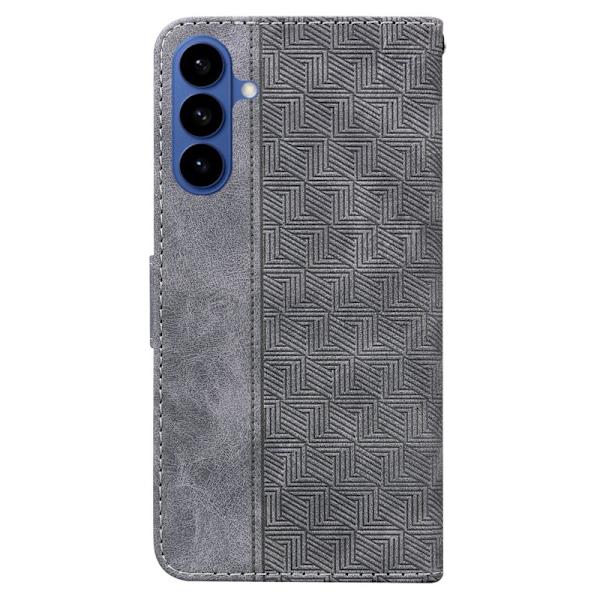 Plånboksfodral för Samsung Galaxy S26 Plus Konstläder med handledsrem - Grå
