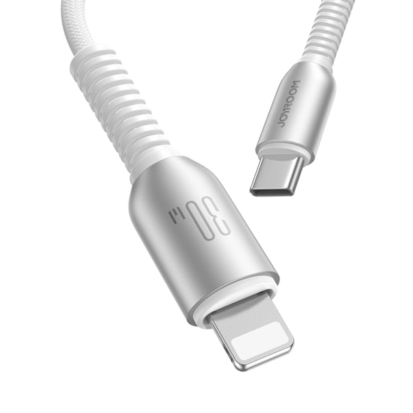 Joyroom S-A51 30W Lightning - USB-C Kabel 1.2m - Ljusgrå Grå