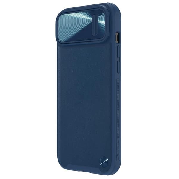 Nillkin iPhone 14 Plus -kuori CamShield Läder S - Sininen Blå