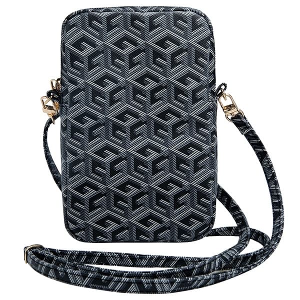 Guess GUWBZPGCSPGK Håndtaske Lynlås GCube Stripe - Sort