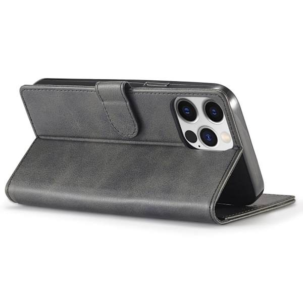 LC.IMEEKE Plånboksfodral iPhone 15 Pro Konstläder - Svart