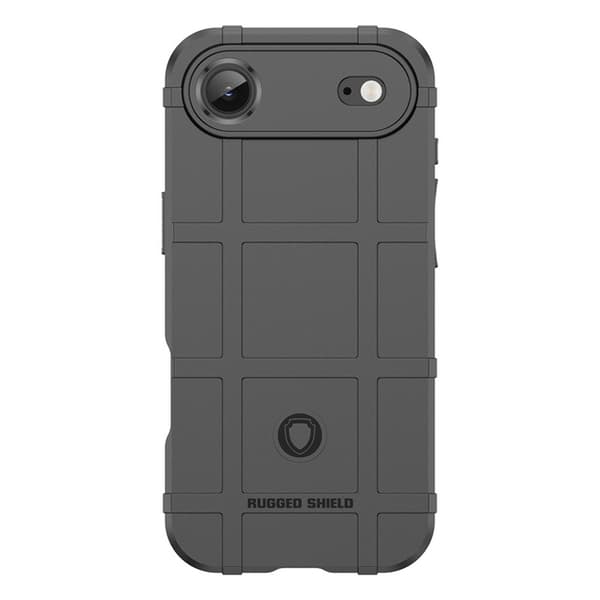 Mobilskal till iPhone Air Grid Design Scratch-Proof Soft TPU - Svart Svart