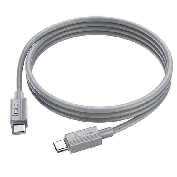 HOCO USB-C Till USB-C 60W 1m Kabel 3A X107 - Grå Grå